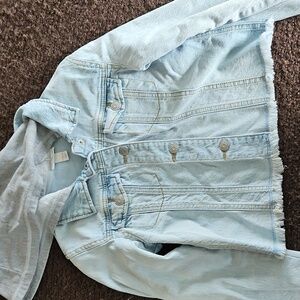 Cat & Jack Light Blue Hooded Jacket